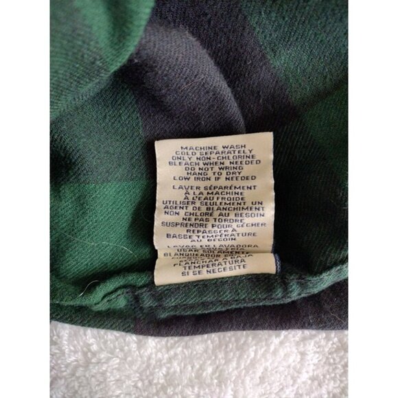 Boston Traders Men's Flannel Shirt Green XL Pre-Owned - Picture 7 of 11